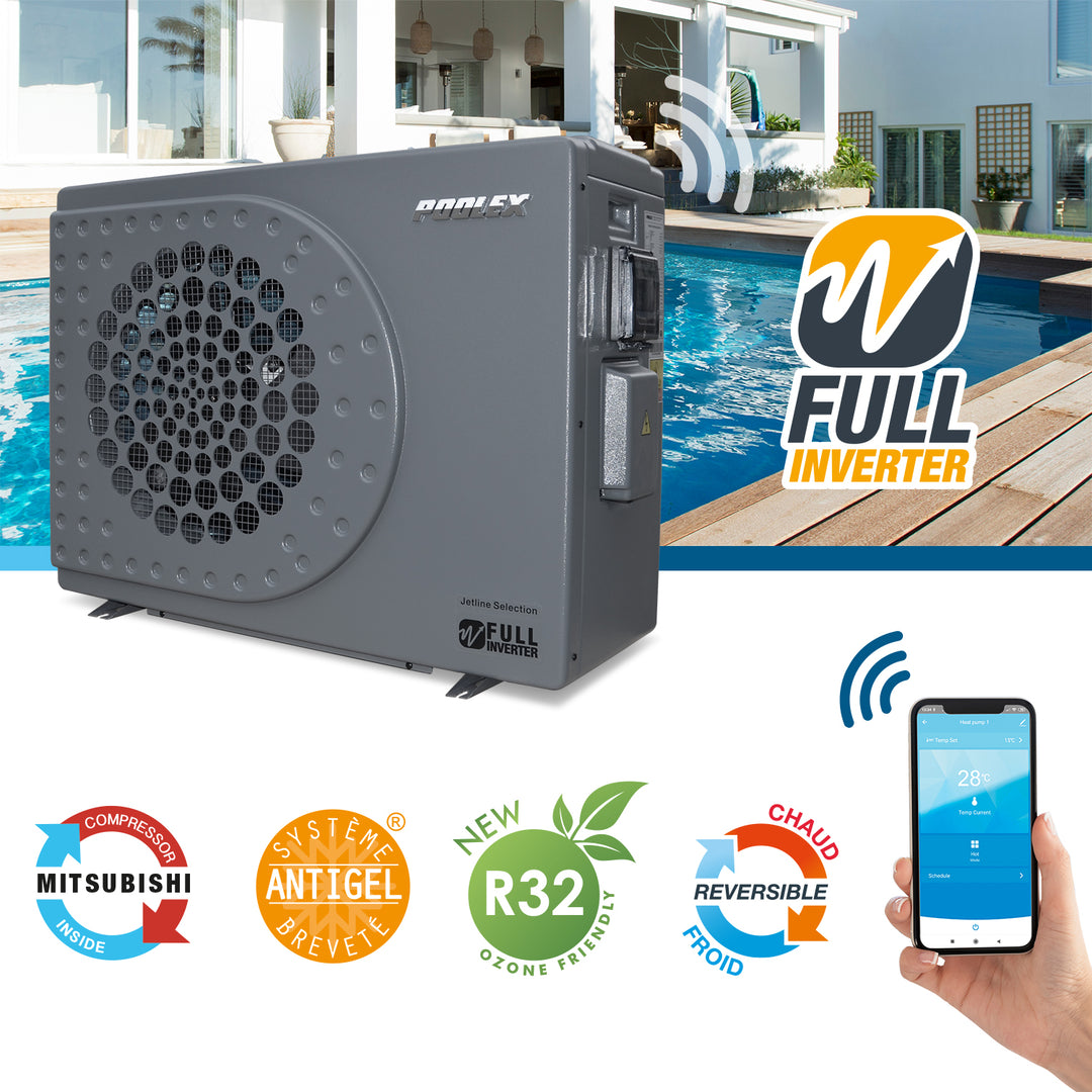 Poolex Jetline Selection Vollinverter-Wärmepumpe