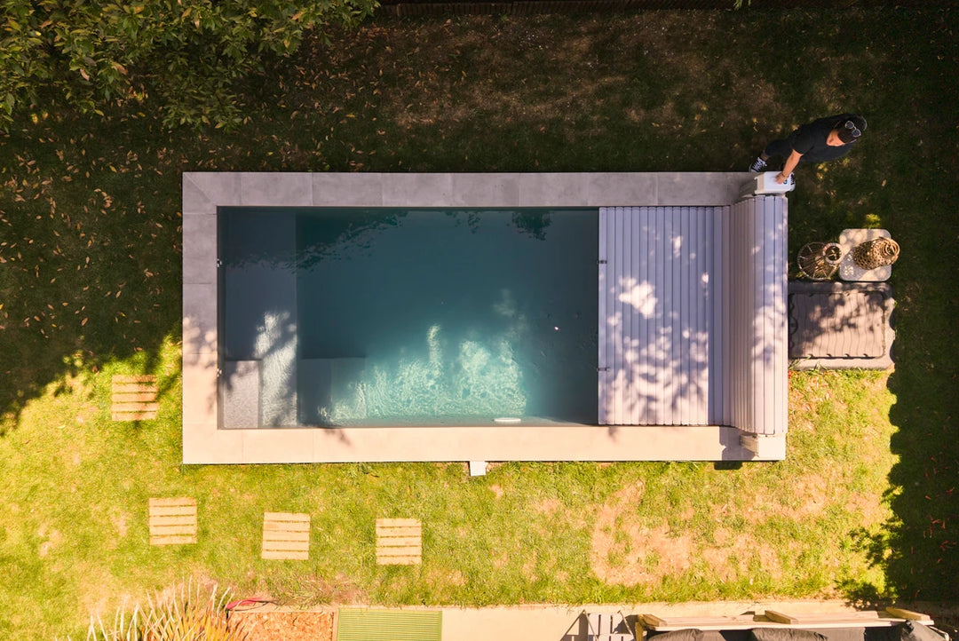 Automatische Poolabdeckung Swift mit Batterie