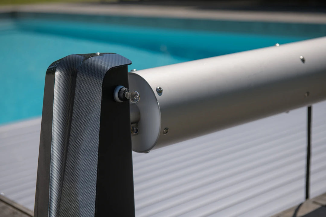 Premium-Poolrollladen mit mechanischem Endschalter
