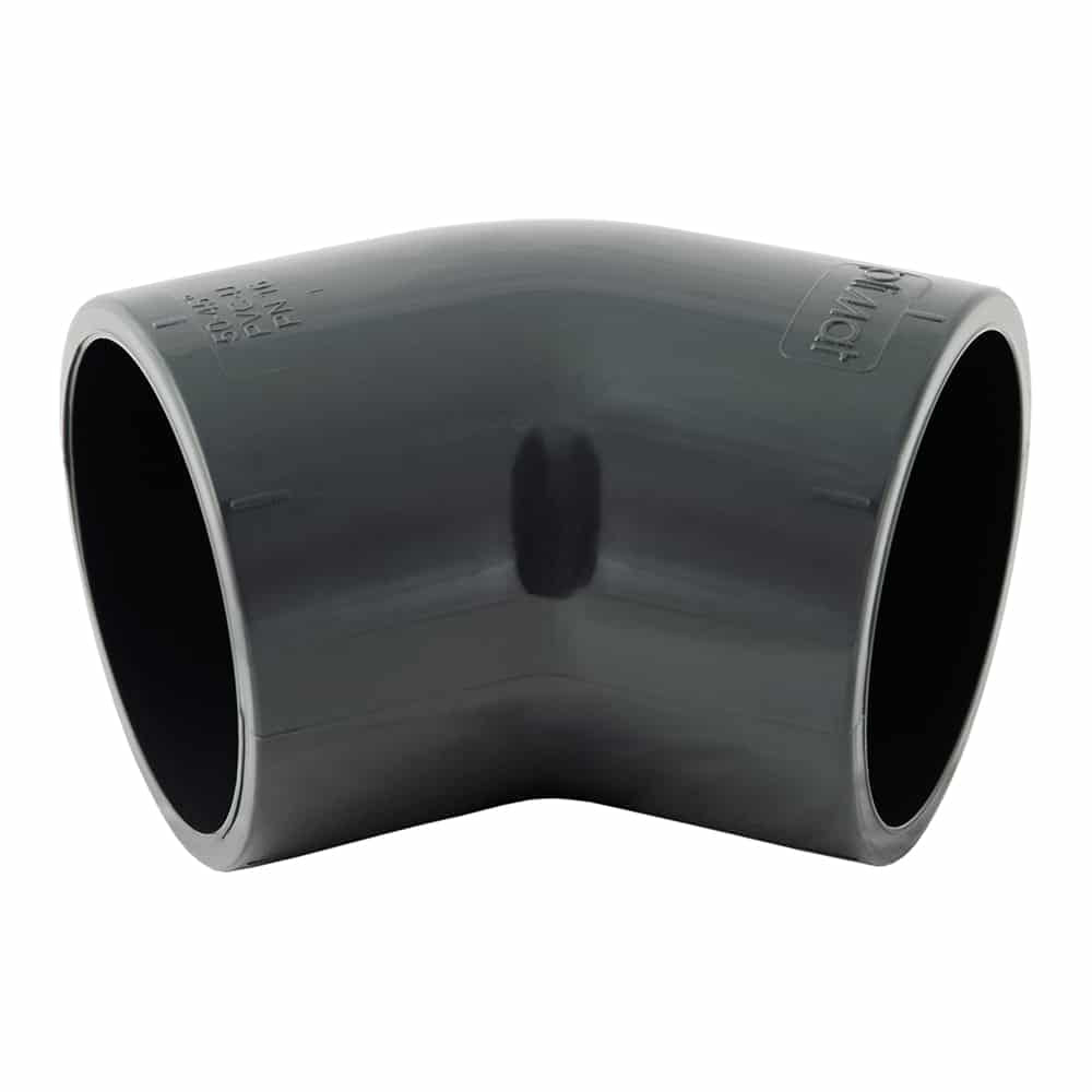45°-PVC-Winkel