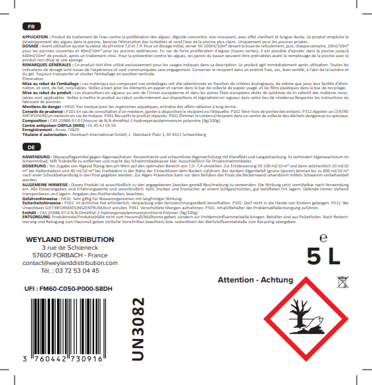 Aqualyn 5L Pool-Algenbekämpfung