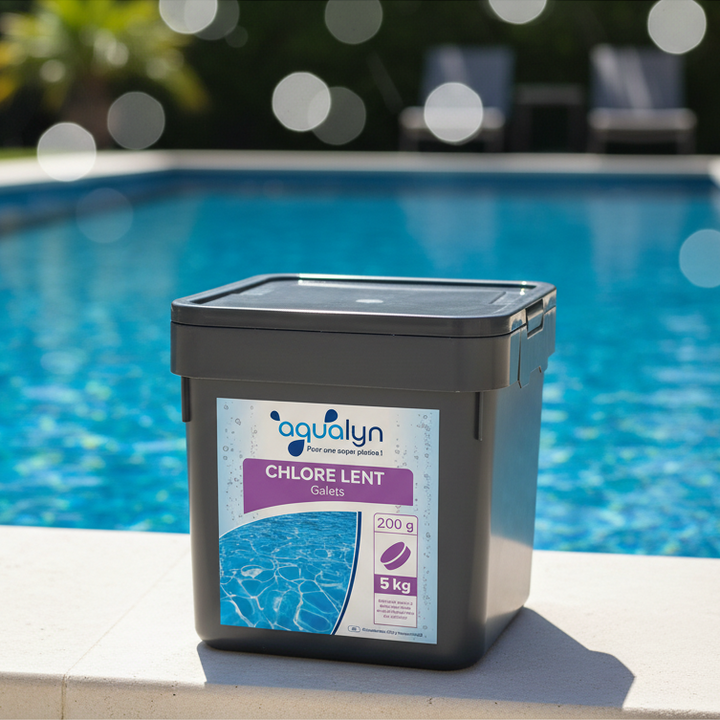 Chlortabletten mit Langzeitwirkung, 200 g pro 5-kg-Eimer, Aqualyn