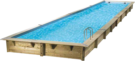Ubbink Linea Holzschwimmbecken