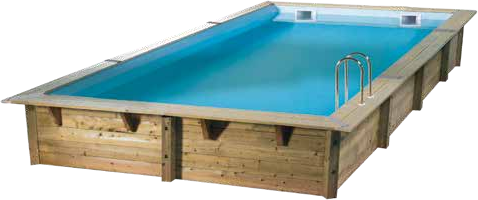 Ubbink Linea Holzschwimmbecken