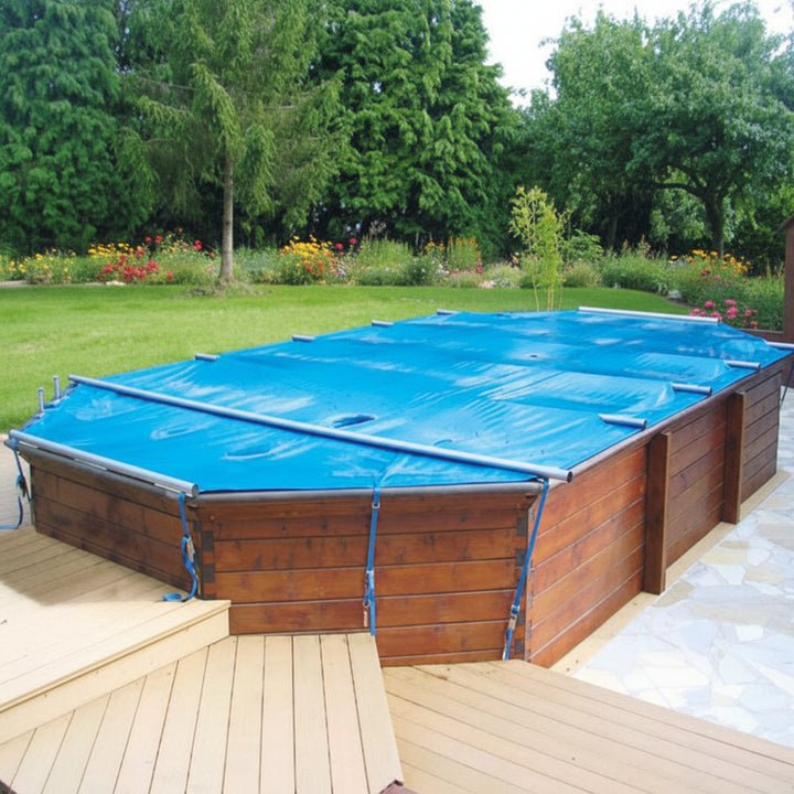 Securit Pool Woody Latten-Poolabdeckung 