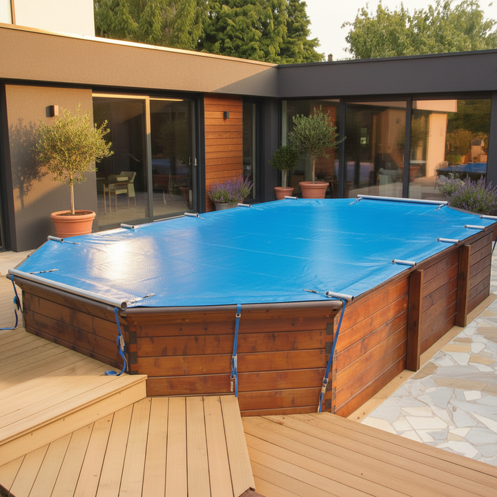 Securit Pool Woody Latten-Poolabdeckung 