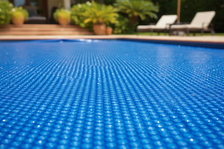 Ubbink 400 Mikron Luftpolsterabdeckung – Poolabdeckung aus Holz