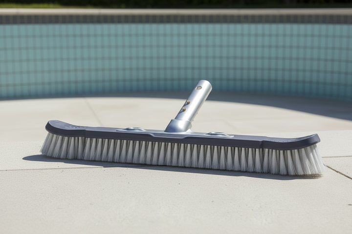 PoolStyle PVC-Nylonborstenbürste mit Metallspitze