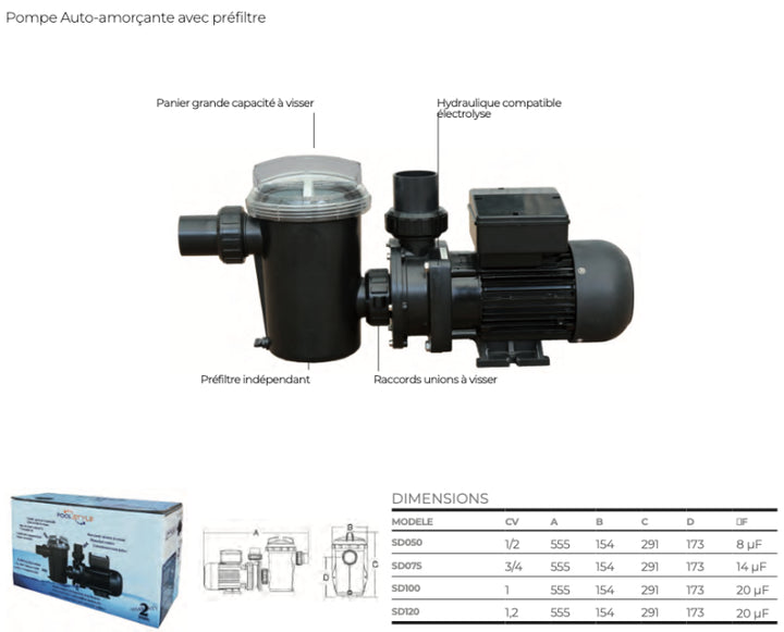 PoolStyle SD2 Pumpe