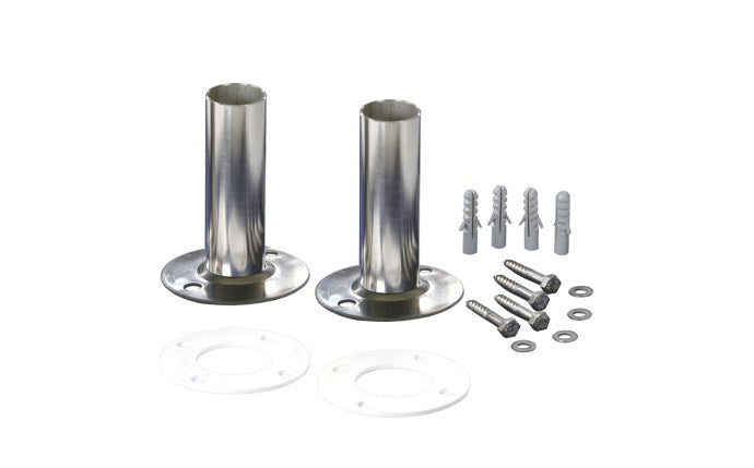 Flexinox 43mm gerade Leiter-Montageplatte (2er-Pack)