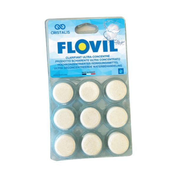 Flovil Ultra Konzentrierte Klärungstabletten - 9 Tabletten (erhältlich in Packungen)