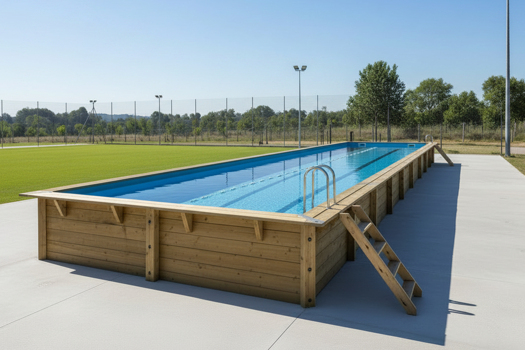 Ubbink Linea Holzschwimmbecken