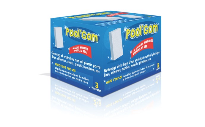 Pool Gom Toucan – Magischer Pool-Radierer – 3er-Packung (auch im Set erhältlich)