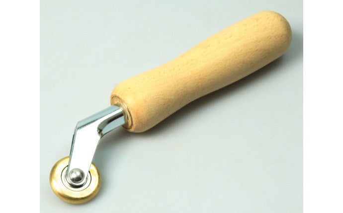 Leister Druckrolle aus massivem Messing