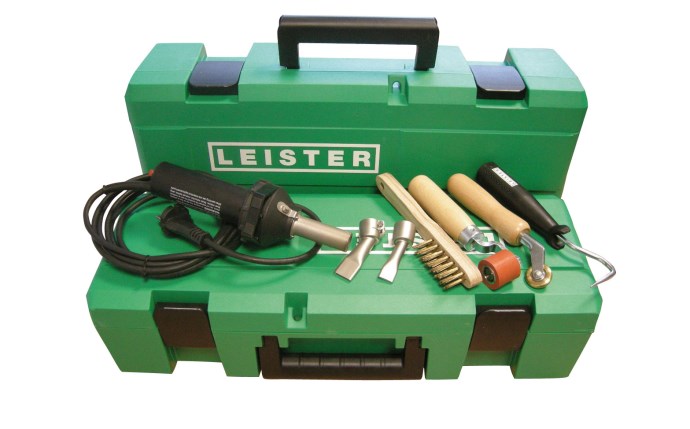 Leister Hot Jet S Koffer mit integriertem Leister